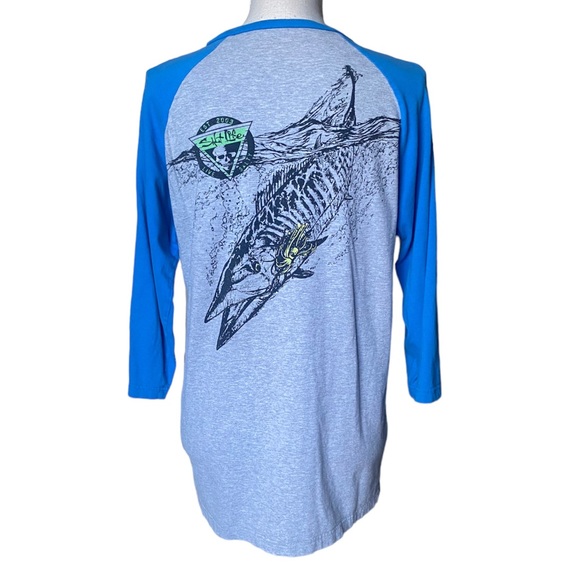Salt Life | MEN’S | Baseball Style | Mid-Sleeve | Shirt - Picture 3 of 11